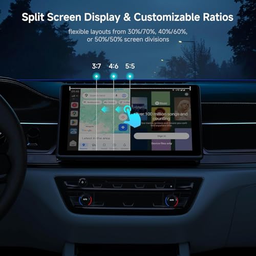 Wireless CarPlay&Android Auto Adapter with 4G LTE Magic AI Box - color: Blue