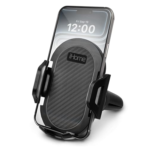 iHome Air Vent Clip Car Mount, 360° Rotation, Secure Fit, Adjustable Grip (Air Vent) - style: Air Vent