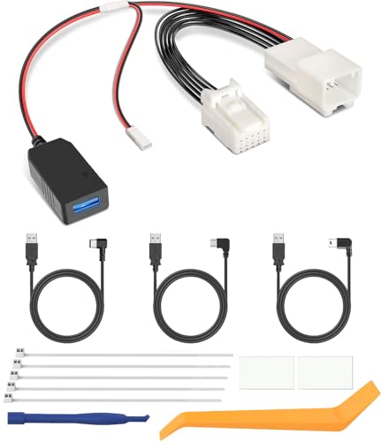 DashCam Power Adapter,(10P TypeB) Compatible with Select Toyota and Lexus