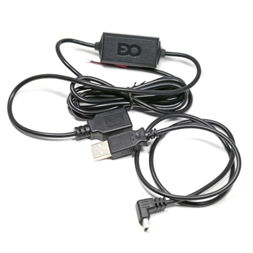 EDO Tech® Multi-Use Compact Direct USB Hardwire Car Charger Cable Kit for Garmin GPS Nuvi StreetPilot, Great for Vehicle and Bike (no Traffic Receiver)