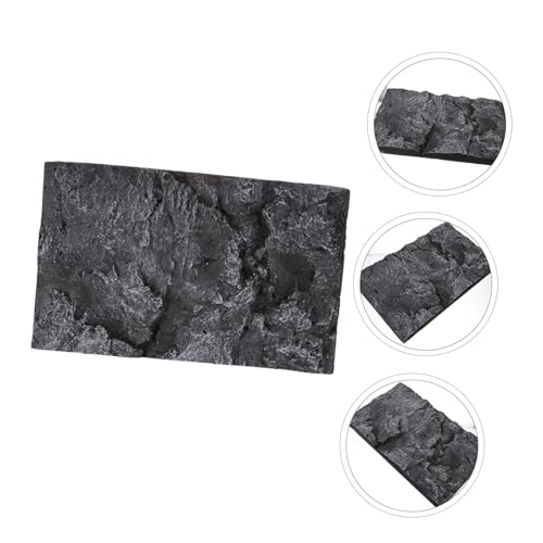 VOSAREA 3D Natural Background Reptile Tank Decoration Panel PVC Reptile Cage Decorative Panel