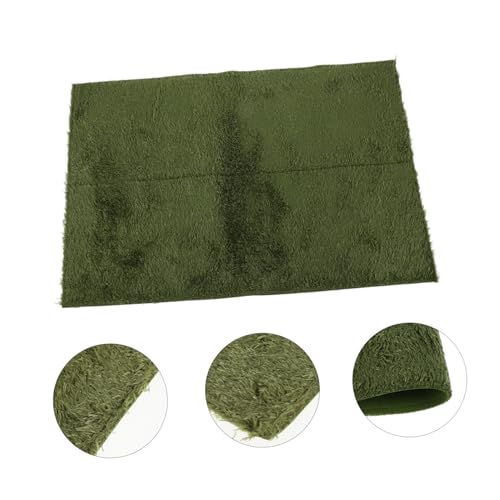 Reptile Carpet Terrarium Liner Moisture Retaining Faux Grass Mat for Snakes Tortoises and Frogs Easy-Clean Substrate for Terrariums - size: 60.00X40.00X0.50CM