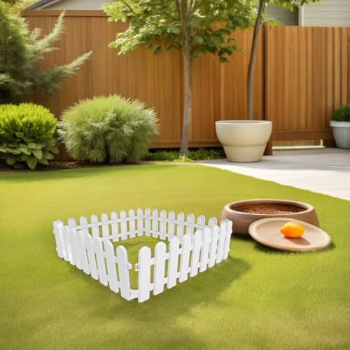 4pcs Plastic Tortoise Fence Outdoor Enclosure Panels 50cm Long X 20cm High Animal Barrier for Reptile Playpen and Small Animal Exercise in Garden