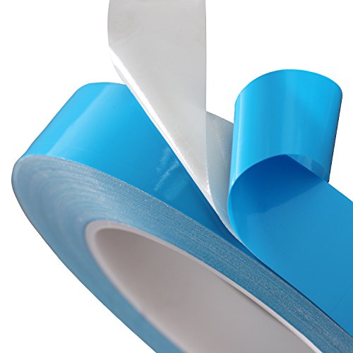 HPFIX Thermal Adhesive Tape 20mm by 25M, High Performance Thermally Conductive Tape Apply for Coolers, Heat Sink, LED Strips, Computer CPU, GPU, Easy to Apply & High Durability - size: 20mm x 25m