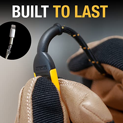 DEWALT Heavy Duty 3 in 1 Multi Charging Cord, 6ft Fast Charging Cord