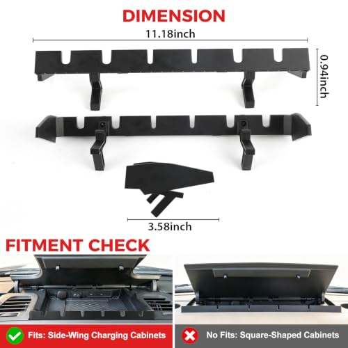 Dash Cord Organizer Compatible with Mercedes Sprinter VS30 19-26, 6 Ports
