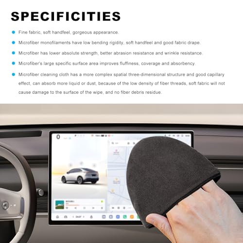 Ohleats Car Screen Cleaner, Microfiber Cleaning Pad - color: Triangle,1Pcs