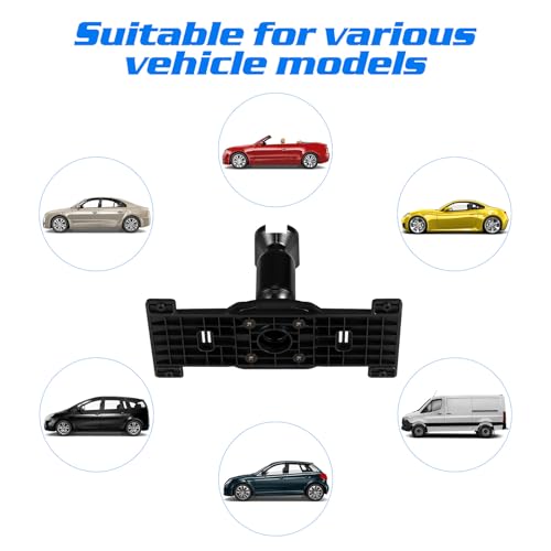 Ipetboom Rearview Mirror Bracket Dash Cam Mount Kit Rear View Mirror Holder with Back Plate Panel and Screws Compatible with Hiac 2008-2011 for Stable Vehicle Installation
