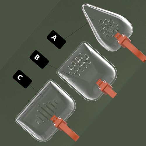 Reptiles Feeding Tongs,Clear Reptiles Feeding Tongs Gentle Creature Catcher Tool with Ergonomic Grip for Safe Handling Easy