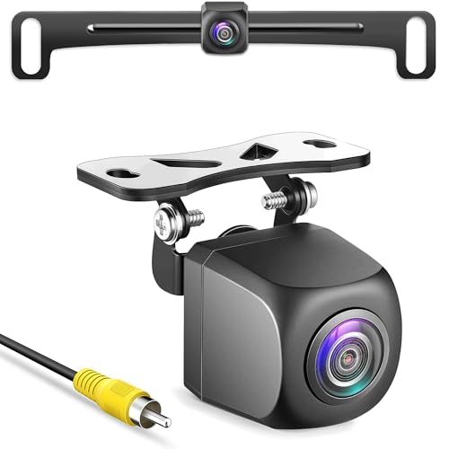 Pixelman HD Backup Camera License Plate Rear View Camera for Car