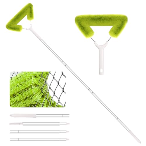 Window Screen Cleaning Brush with 62in Extension Pole