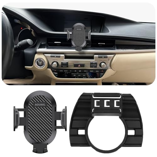Car Phone Holder Fits for Lexus ES 300h / ES 350 2013-2018 Accessories,Thick Cases Friendly,Cell Phone Mount for 4.7-7 in Phones,360 Degree Rotation,Easy to Install - size: ES 300h / ES 350 2013-2018