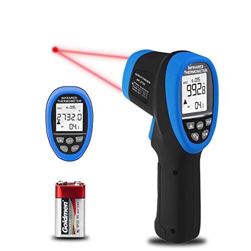 High Temp Infrared Thermometer -58℉~2732℉ Forge Thermometer 30:1 Digital IR Temperature Gauge,Non-Contact Pyrometer for Kiln,Forging,Engine,Industry and Home Repair. - color: AP-2732 Blue