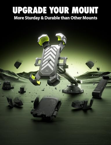 Bracketron X-Lock Heavy Duty Truck Phone Mount Holder with Extendable Arm