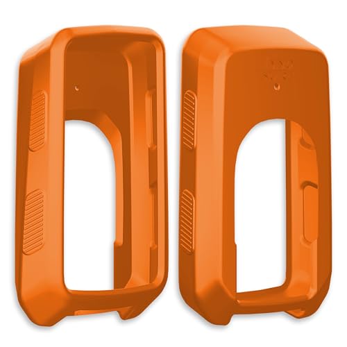 Silicone Case Cover Compatible with Hammerhead Karoo 3 Bicycle Computer - Maximum Protection, Durable, Non-Slip, Shockproof Anti-Static/Dust Coating (Orange) - color: 1x Sili Case (Orange)