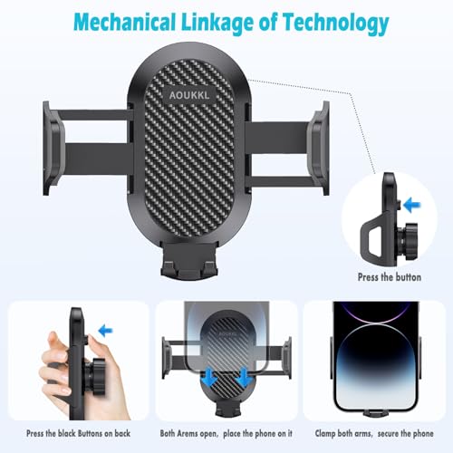 Car Phone Holder Fits for Lexus ES 350 300h 250 2022-2024 Accessories,Thick Cases Friendly,Cell Phone Mount for 4.7-7 in Phones,360 Degree Rotation,Easy to Install - size: ES 350 300h 250 2022-2024