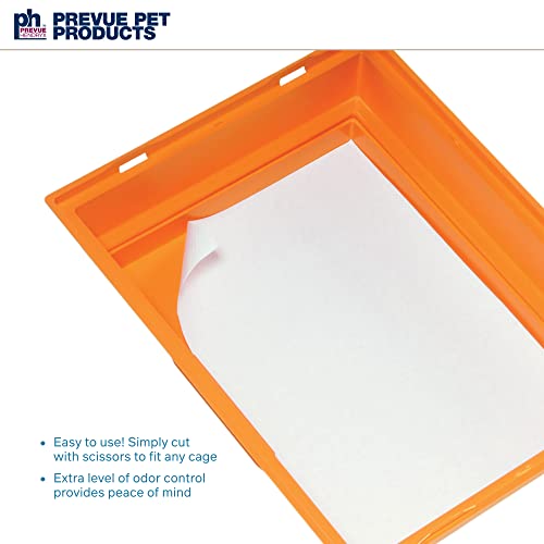 Prevue Pet Products T3 Cage Liner - Bird Cage Accessories, Odor Absorbent Protection, Universal Liner for All Birds, Fits Small, Medium, and Large Enclosures, Simplifies Cleaning - Regular Size