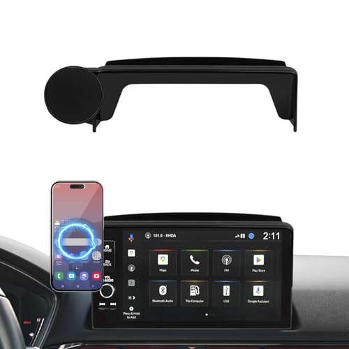 Car Phone Holder Compatible with Honda Civic 2022-2025 7/9-inch Screen Fixed Clip, Magnet Cell Phone Mount Compatible with MagSafe, Hand-Free 360° Rotation Phone Automobile Cradles Not Affect Air Vent - size: 2022-2025 Honda Civic