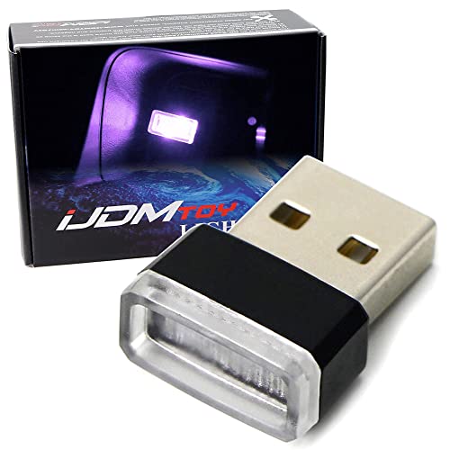 iJDMTOY USB Mini LED Car Interior Ambient Atmosphere Accent Lighting Kit - color: Pink