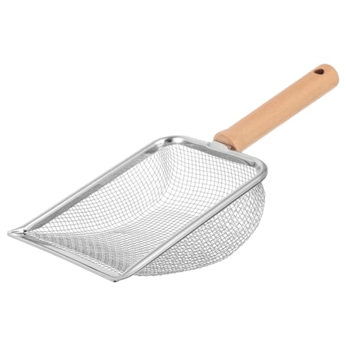 Happyyami Reptile Litter Scoop and Handle for Pet Waste Reptile Terrariums Sifting Litter for Tortoises Lizards and Animals