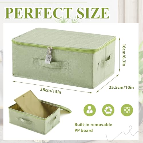Briwooody Discreet Lockable Toy Bag,Light Green,15 X 10 X 6.3 In - color: Light Green, size: 15 x 10 x 6.3 Inch