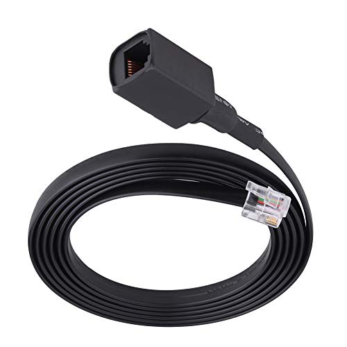Microphone Extension Cable for 1.5M 6 Pin Removable Separation Handheld Mic Extension Cable Cord for Radio Talkie FT-7800R FT-8800R FT-7900R FT-8900R