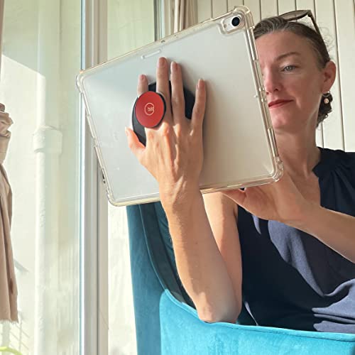 G-Hold - Comfort Tablet Holder Works with Any Device, Universal, Ergonomic, Rotating, Folds Flat and Adjustable (Red) - color: Red