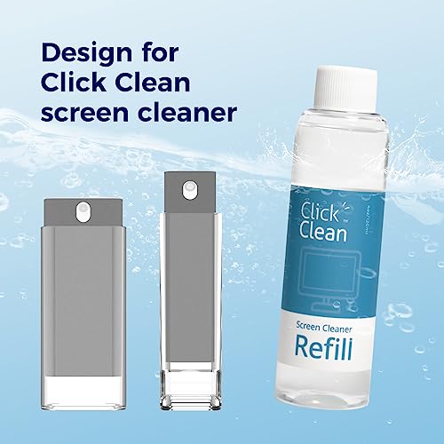 CLICK CLEAN Screen Cleaner Kit with 4 oz Refill, Cloth, Funnel & Sprayer - size: 1 Screen Cleaner Refill Kit