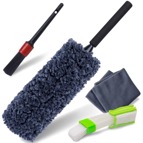 TAKAVU Car Duster Kit, Ultra Soft Microfiber, Lint & Scratch Free - size: Microfiber Soft Feather