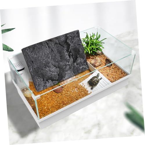 VOSAREA 3D Natural Background Reptile Tank Decoration Panel PVC Reptile Cage Decorative Panel