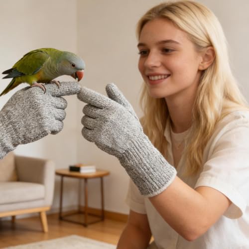 Animal Handling Gloves – Bite Proof Scratch Resistant Safety Gear, Reinforced Protective Design, Comfortable Long Wear Fit | - color: 25cm