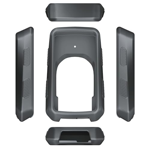 Silicone Case Cover Compatible with Hammerhead Karoo 3 Bicycle Computer - Maximum Protection, Durable, Non-Slip, Shockproof Anti-Static/Dust Coating (Grey) - color: 1x Sili Case (Grey)