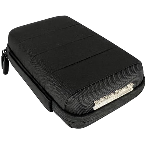 Keyfit Tools OpenAir CompactO EveryDay Carry Case Bag for Men ~Free Up Your Pockets & Organize Your Life Men's Travel Handbag - color: Black on Black