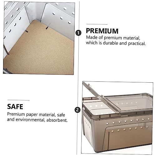 Reptile Habitat Liner Reptile Tank Pad Box Paper Pad Box Paper Liner Kraft Cushion Material