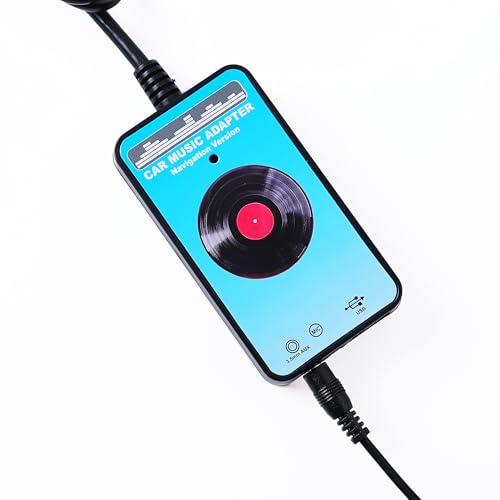 Factory Radio Upgrade Bluetooth Car Audio Input Adapter with USB AUX 3 in 1 MP3 Transmitter Hands-Free Calling Compatible with Toyota Camry Prius MarkX RX300 ES300 OEM Navigation Radio - style: For Navigation