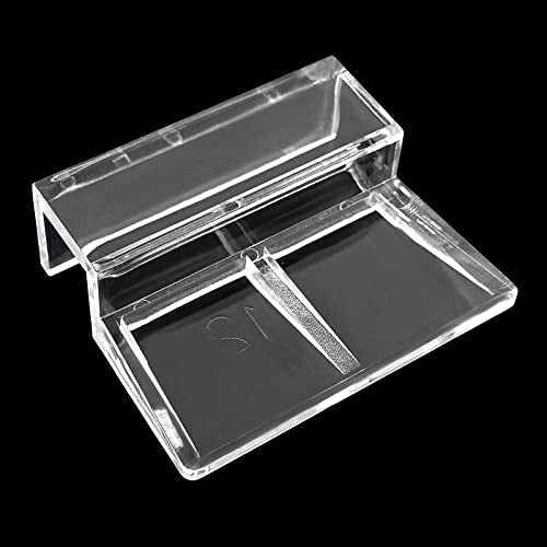 8 Pack Aquarium Lid Clips DIY Aquarium Lid Holder Clear Acrylic Fish Tank Support 12MM Aquarium Glass Holder(12MM) - size: 12MM