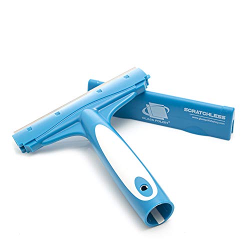 Glass Polish 6 inch (150mm) SCRATCHLESS Professional Scraper for Glass, Windows, Tiles and Any Smooth Surfaces - Comes Fitted with Stainless Steel Blade
