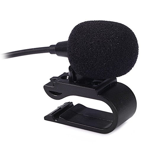 FingerLakes 3.5mm Portable Car External Microphone Mic DVD Radio Laptop Stereo Player Head Unit with 3m Cable Plug and Play