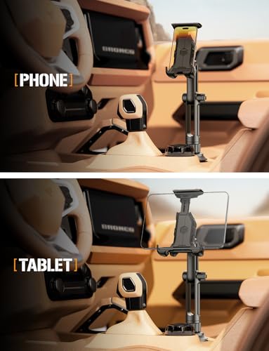ToughTested Talon Boom 2.0 Cup Holder Tablet Mount for Car, Truck & RVs