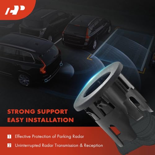 A-Premium 4-Pack Rear Inner & Outer Parking Assist Sensor Retainer Bezels