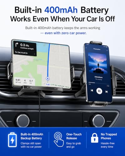 WINNES Wireless Car Charger Mount for Samsung Galaxy Z Fold 8 Ultra 7 6 5 4