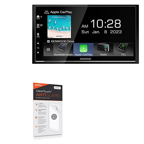 BoxWave Screen Protector Compatible with Kenwood DMX7709S - ClearTouch Anti-Glare (2-Pack), Anti-Fingerprint Matte Film Skin
