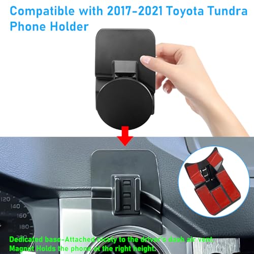 for Toyota Tundra Air Vent Phone Holder 2017-2021 - size: 2017 Tundra Phone Holder