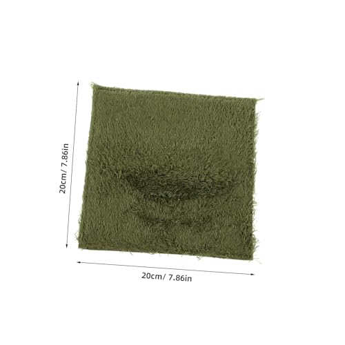 Supple Reptile Terrarium Carpet Mat for Lizards Tortoise Bedding Substrate Liner Moisture Retentive Breathable Reusable Pet Cage Mat for Desert and Tropical Habitats