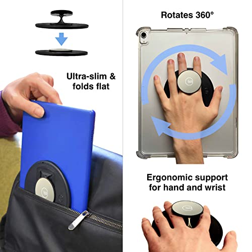 G-Hold - Universal Tablet Holder Works with Any Tablet, e-Reader, iPad - Ergonomic, Rotating, Folds Flat and Adjustable (Champagne Gold) - color: Champagne Gold