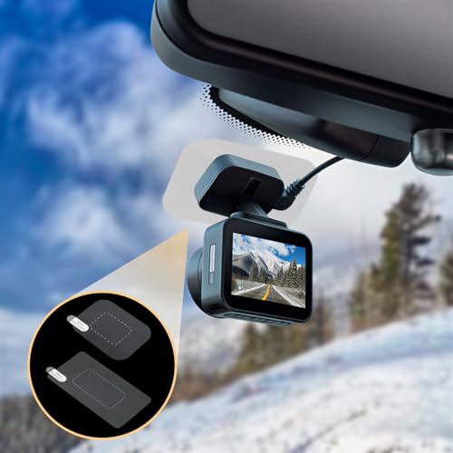 6PCS Dashcam Windshield Sticker, 2 Sizes