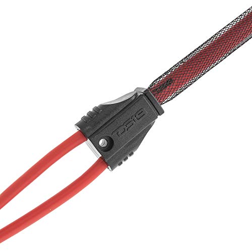 DS18 R20 RCA Ultra Flex Stereo Cable - 2-Male to 2-Male, Digital & Analogue, Supports (Amplifiers, AV Receivers, Hi-Fi) (20 Feet) - size: 20 Feet