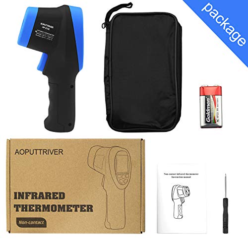 High Temp Infrared Thermometer -58℉~2732℉ Forge Thermometer 30:1 Digital IR Temperature Gauge,Non-Contact Pyrometer for Kiln,Forging,Engine,Industry and Home Repair. - color: AP-2732 Blue
