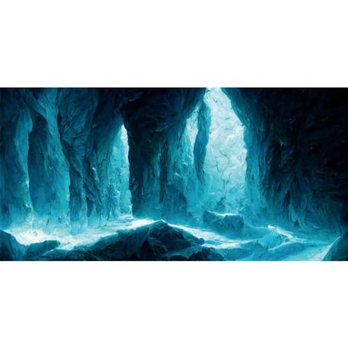 AWERT 72x16 inches Rock Cave Aquarium Background Rock Pillar Terrarium Background Cave Fish Tank Background - size: 72x16in/180x40cm