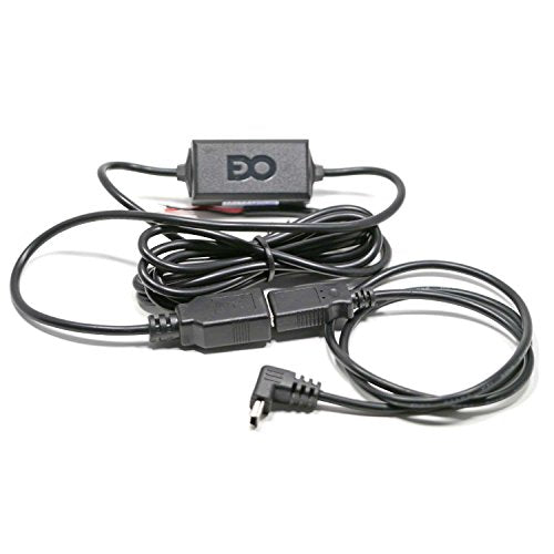 EDO Tech® Multi-Use Compact Direct USB Hardwire Car Charger Cable Kit for Garmin GPS Nuvi StreetPilot, Great for Vehicle and Bike (no Traffic Receiver)